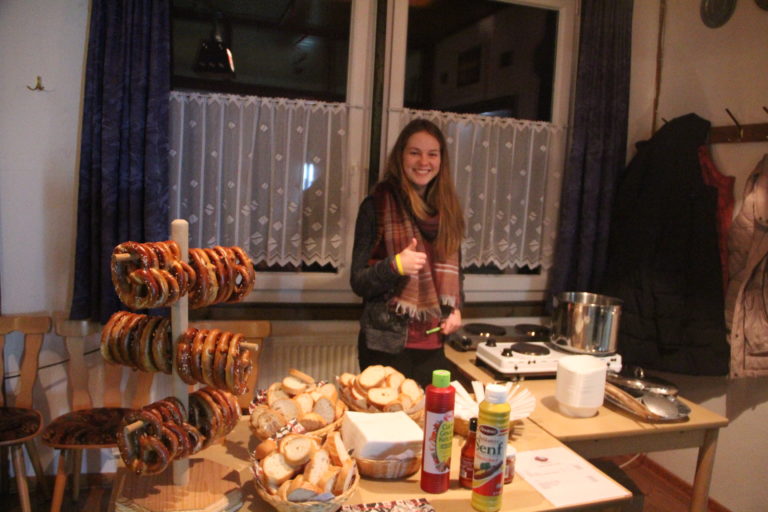 Der Tisch gedeckt...